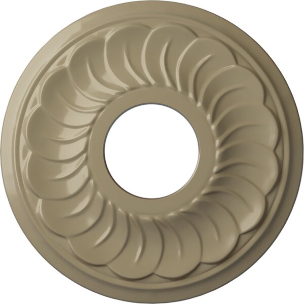 Ekena Millwork Blackthorn Ceiling Medallion (Fits Canopies up to 4 7/8"), 11 3/4"OD x 3 5/8"ID x 1"P, Gobi Desert CM11BLGDF - main